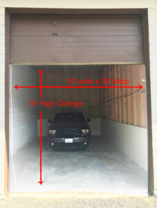 16x30 Storage Space